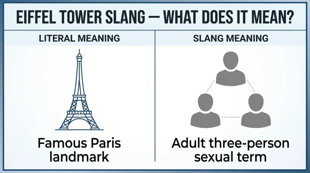 Eiffel Tower Slang Meaning What Does “Eiffel Tower” Mean