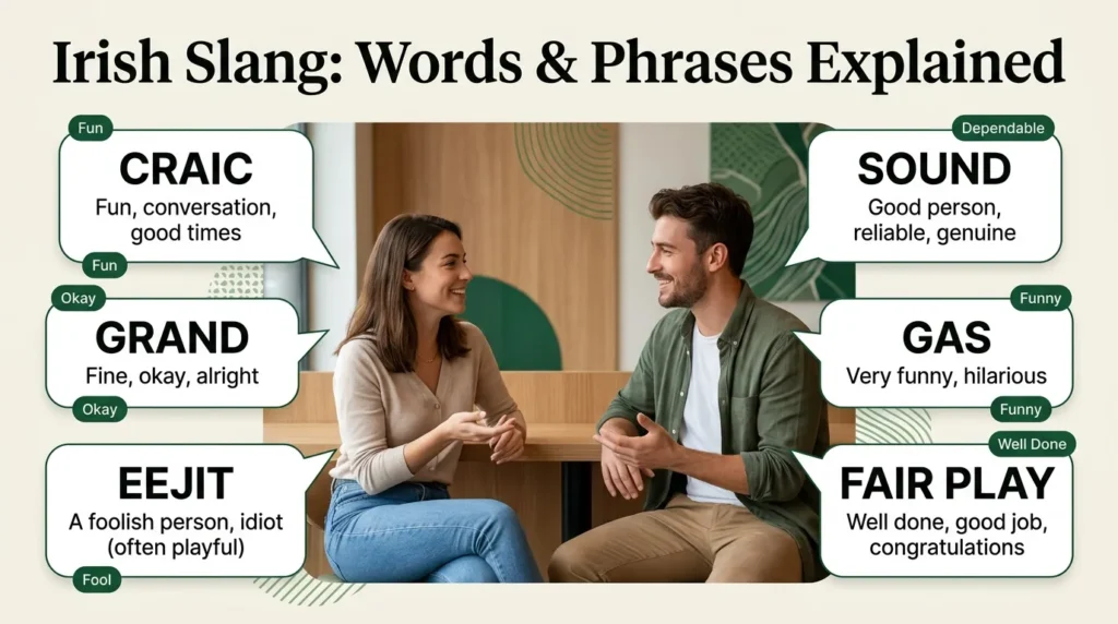 Irish Slang Explained Craic, Grand, Eejit & More
