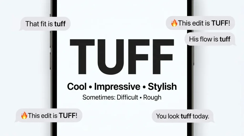 Tuff Meaning Slang What Tuff Means in Text & Online