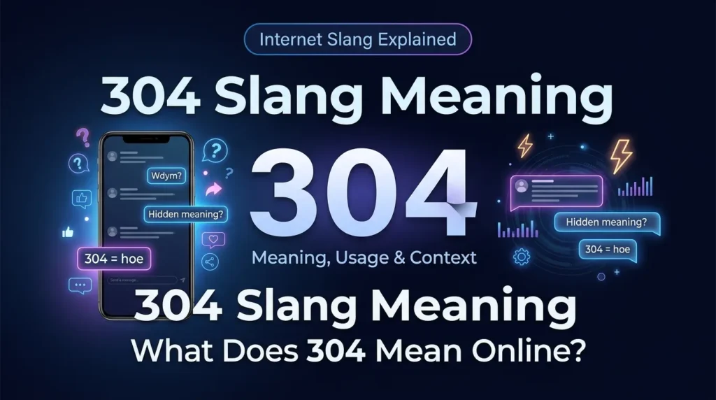 304 Slang Meaning What Does 304 Mean in Text and Online