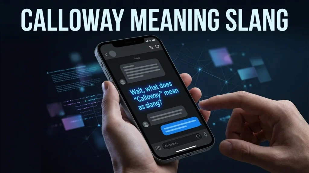 Calloway Meaning Slang What Does Calloway Mean