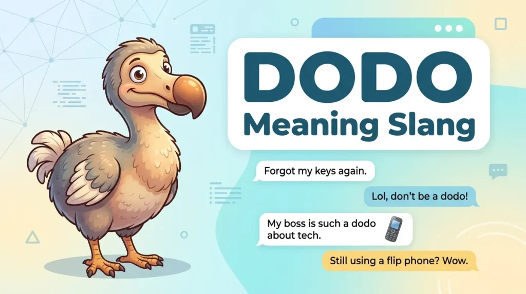 Dodo Meaning Slang What Does Dodo Mean in Text and Chat