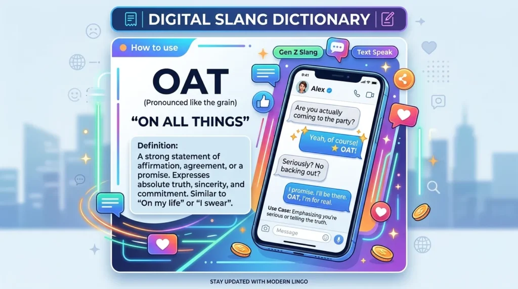 OAT Slang Meaning Complete Definition, Usage & Examples
