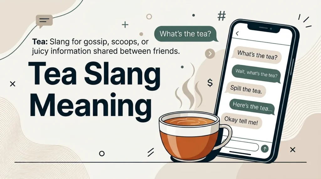 Tea Slang Meaning What “Tea” Means in Text and Online