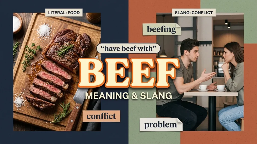 Beef Meaning Slang What “Beef” Means in Text & Conversation