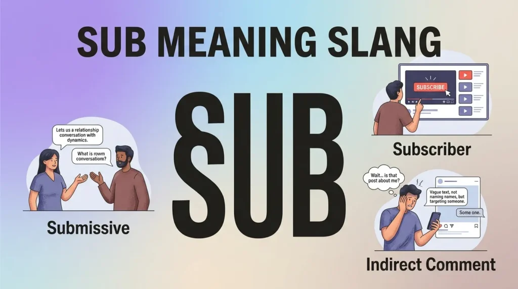 Sub Meaning Slang What Does “Sub” Mean in Text and Online